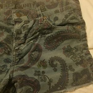 Citizens of humanity paisley shorts